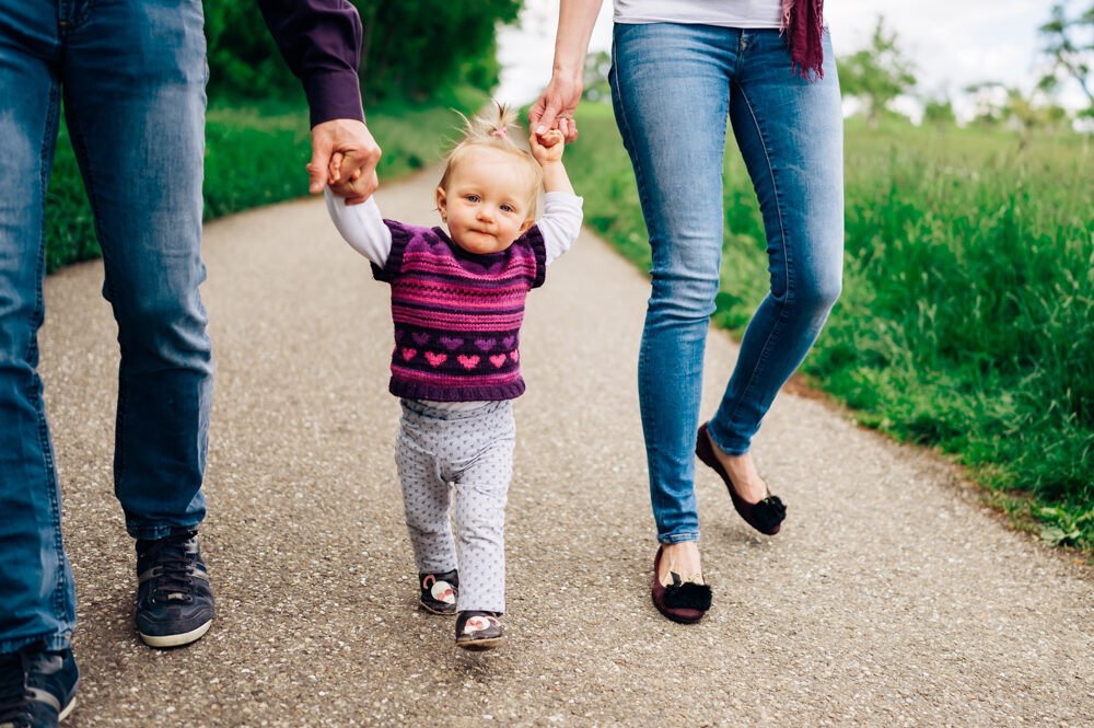 Familien Fotos mit kleinen Kinder