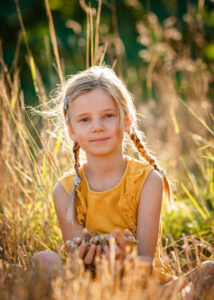 Fotoshooting mit Sonnenblumen